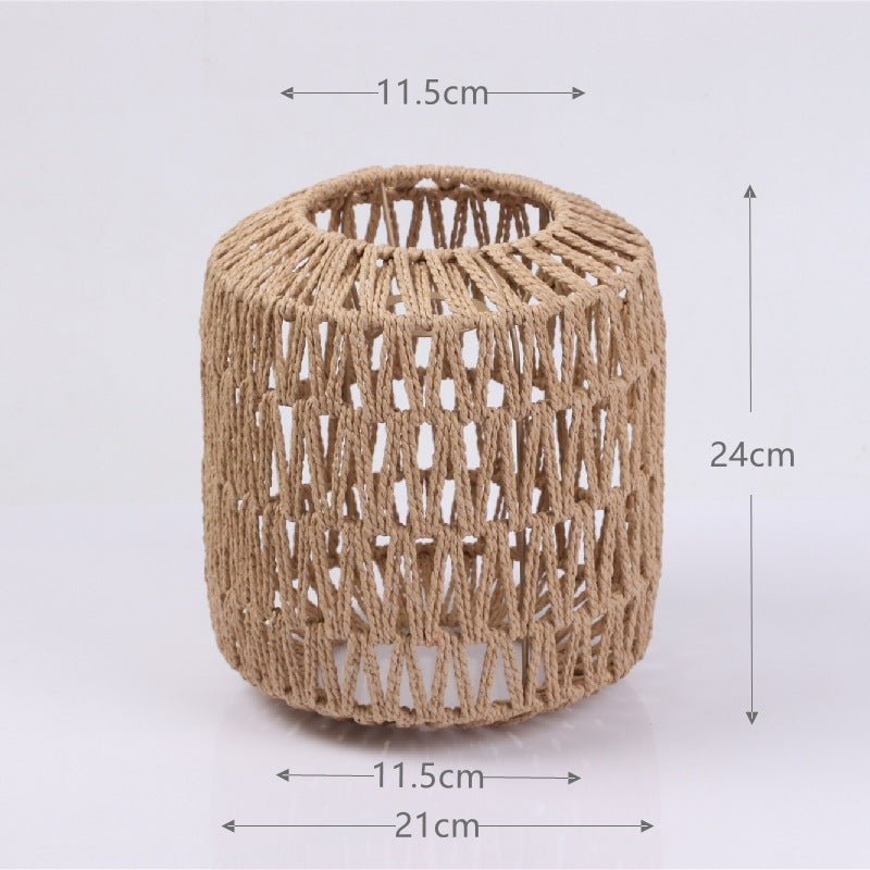 Lámparas creativas de papel tejido