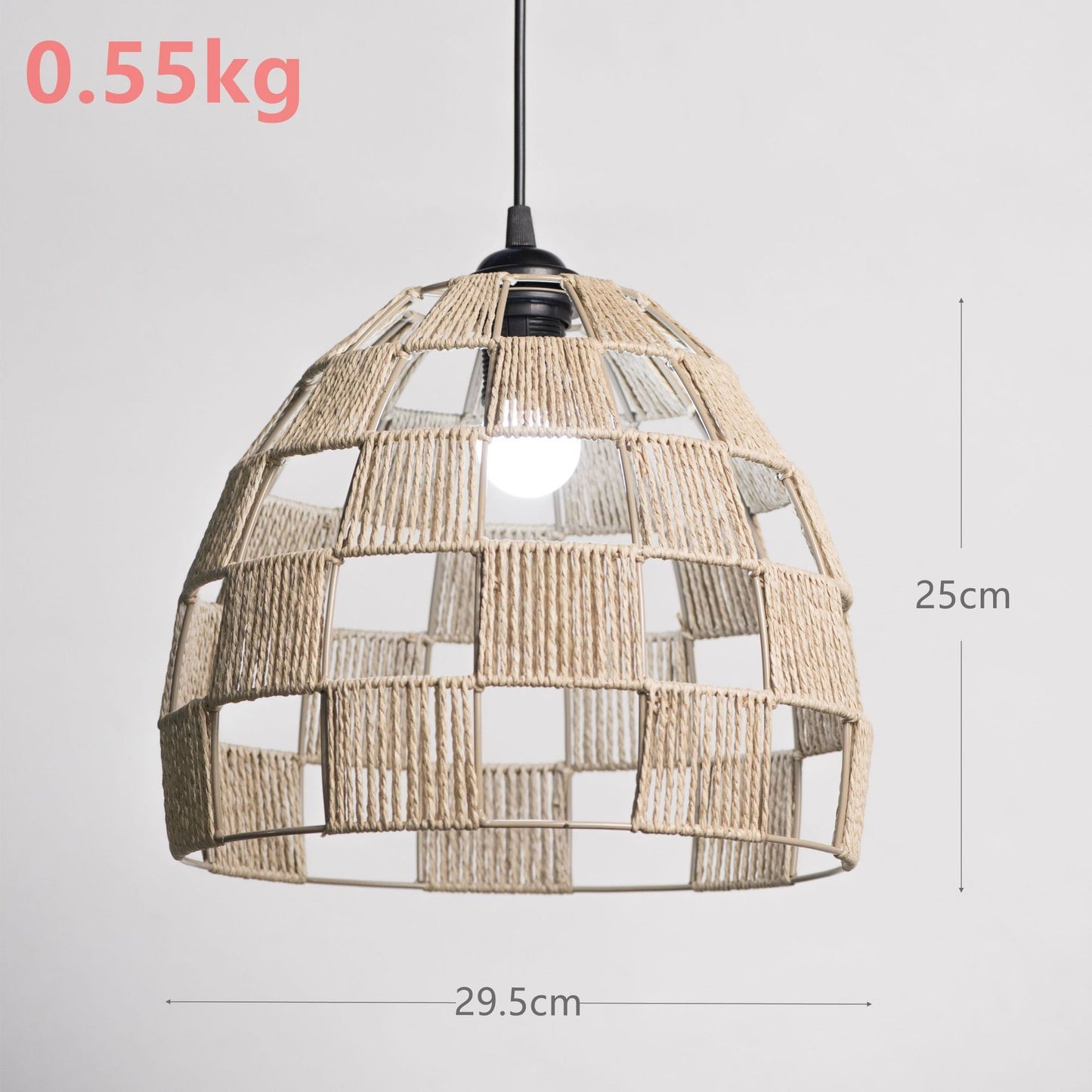 Lámparas creativas de papel tejido