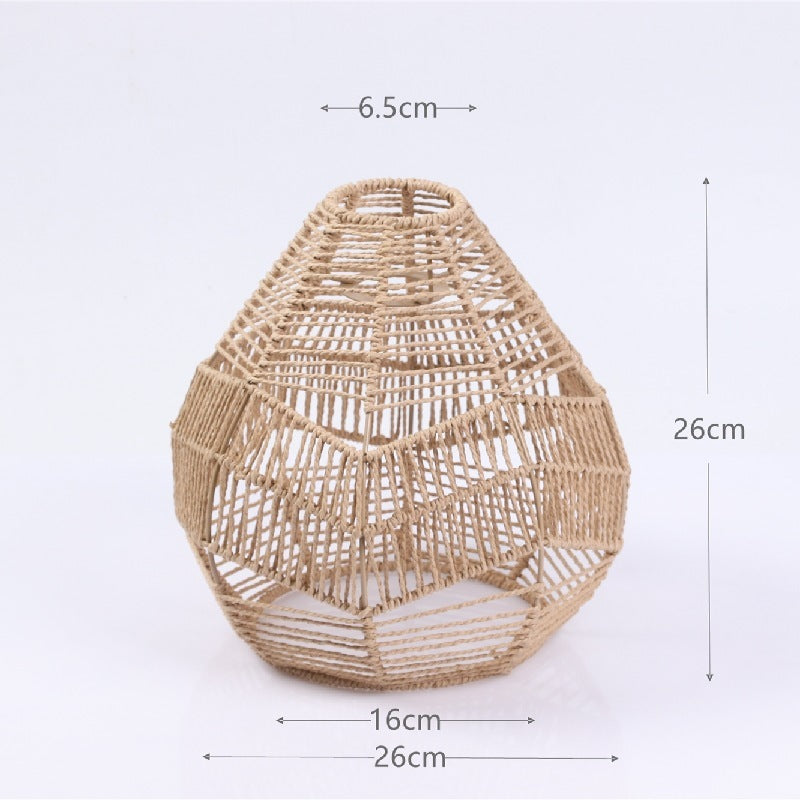 Lámparas creativas de papel tejido
