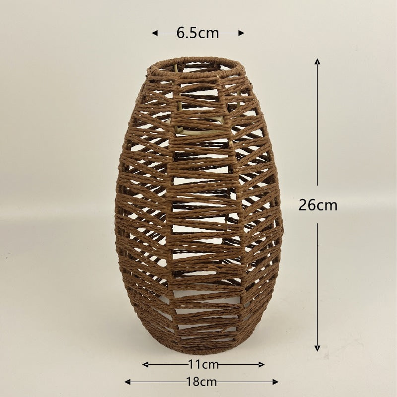 Lámparas creativas de papel tejido