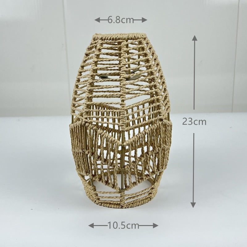 Lámparas creativas de papel tejido
